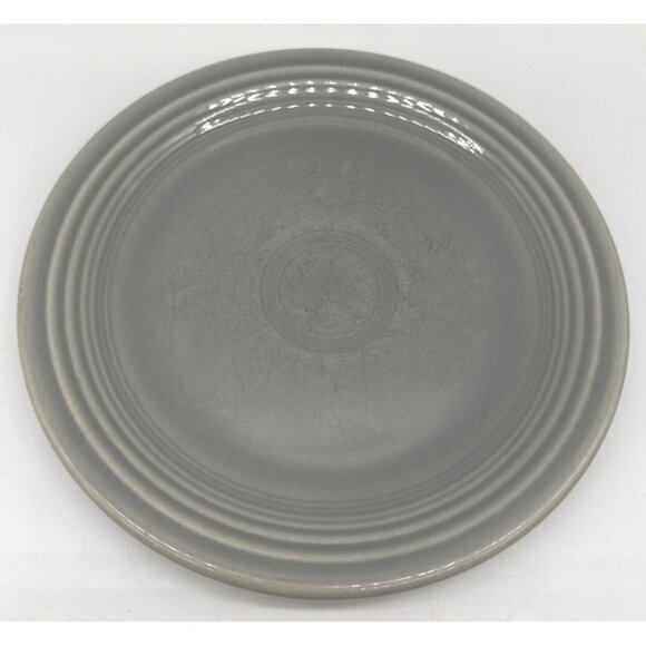 VINTAGE FIESTA ORIGINAL GRAY Salad PLATE 7 1/4” FIESTAWARE - Picture 1 of 3